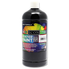 1Ltr Poster Paint-Arts & Crafts, Cerebral Palsy, Crafty Bitz Craft Supplies, Early Arts & Crafts, Paint, Premier Office, Primary Arts & Crafts-Black-Learning SPACE