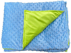 5kg Weighted Blanket Large (150 x 200cm)-AllSensory, Autism, Calmer Classrooms, Calming and Relaxation, Comfort Toys, Helps With, Matrix Group, Neuro Diversity, Proprioceptive, Sensory Processing Disorder, Sensory Seeking, Sleep Issues, Teen Sensory Weighted & Deep Pressure, Teenage & Adult Sensory Gifts, Weighted & Deep Pressure, Weighted Blankets-Green/Blue-Learning SPACE