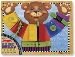 Basic Skills Board-Additional Need, Baby Wooden Toys, Calmer Classrooms, Down Syndrome, Fine Motor Skills, Helps With, Learning Difficulties, Sound. Peg & Inset Puzzles, Stock, Table Top & Family Games, Tracking & Bead Frames-Learning SPACE