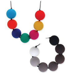 Berries Weighted Sensory Chew Necklace-Stress Relief Toys-AllSensory, Autism, Calming and Relaxation, Chewigem, Helps With, Neuro Diversity, Oral Motor & Chewing Skills, Sensory Processing Disorder, Sensory Seeking, Teen Sensory Weighted & Deep Pressure, Teenage & Adult Sensory Gifts-Learning SPACE