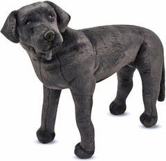 Black Lab Giant Stuffed Animal-Baby Soft Toys, Comfort Toys, Dolls & Doll Houses, Imaginative Play, Toys for Anxiety, World & Nature-Learning SPACE