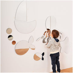 Children's Plastic Safety Mirrors - Sand And Sea-AllSensory, Down Syndrome, Helps With, Playground Wall Art & Signs, Sensory Mirrors, Sensory Seeking, Underwater Sensory Room-Learning SPACE