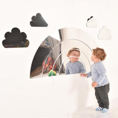 Children's Safety Mirror Set - Rainbow-AllSensory, Baby Sensory Toys, Baby Soft Play and Mirrors, Down Syndrome, Helps With, Outdoor Mirrors, Playground Equipment, Playground Wall Art & Signs, Rainbow Theme Sensory Room, Sensory Garden, Sensory Mirrors, Sensory Seeking, Stock-Learning SPACE