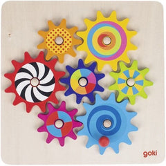 Cogwheel Fun Board-Additional Need, AllSensory, Down Syndrome, Early years Games & Toys, Early Years Sensory Play, Fine Motor Skills, Gifts For 3-5 Years Old, Goki Toys, Helps With, Primary Games & Toys, Stock-Learning SPACE