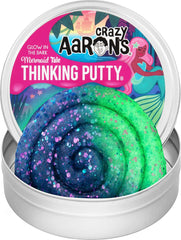 Crazy Aarons Thinking Putty - Mermaid Tale-ADD/ADHD, AllSensory, Arts & Crafts, Calming and Relaxation, Craft Activities & Kits, Crazy Aarons, Early Arts & Crafts, Fidget, Glow in the Dark, Helps With, Modelling Clay, Neuro Diversity, Primary Arts & Crafts, Sensory Processing Disorder, Sensory Seeking, Stress Relief, Teenage & Adult Sensory Gifts-Learning SPACE