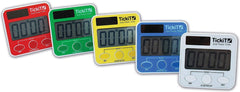 Dual Power Timers - PK5-Calmer Classrooms, Classroom Packs, Early Years Maths, Helps With, Life Skills, Maths, Primary Maths, PSHE, Sand Timers & Timers, Schedules & Routines, Stock, TickiT, Time-Learning SPACE