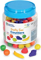 Fruity Fun™ Counters (Set of 108)-Addition & Subtraction, Counting Numbers & Colour, Early Years Maths, Learning Resources, Maths, Primary Maths, Stock-Learning SPACE