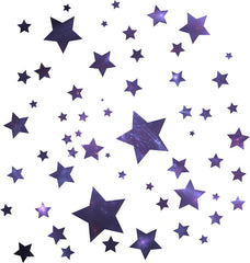 Galaxy Stars in space Wall Stickers (Pack of 56)-Decorative Stickers-Outer Space, Star & Galaxy Theme Sensory Room, Sticker, Wall & Ceiling Stickers, Wall Decor-60x63 cm-Learning SPACE
