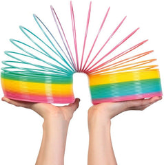 Giant Rainbow Slinky Springy-AllSensory, Cause & Effect Toys, Early Science, Stock, Tobar Toys, Visual Sensory Toys-Learning SPACE