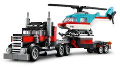LEGO® Creator Flatbed Truck with Helicopter toy-Building Blocks, Cars & Transport, Fine Motor Skills, LEGO®-Learning SPACE