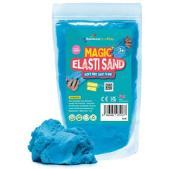 Magic Elasti Sand 485g-Early Education & Smart Toys-Arts & Crafts, Baby Bath. Water & Sand Toys, Calming and Relaxation, Craft Activities & Kits, Early Arts & Crafts, Eco Friendly, Helps With, Messy Play, Modelling Clay, Primary Arts & Crafts, Rainbow Eco Play, Sand, Sand & Water, Tactile Toys & Books, Water & Sand Toys-Blue-Learning SPACE
