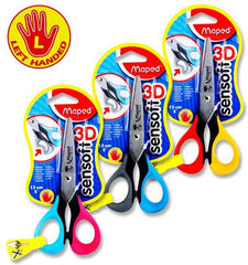 Sensoft Left Handed Scissors-Arts & Crafts, Baby Arts & Crafts, Back To School, Dyslexia, Early Arts & Crafts, Learning Difficulties, Left Handed, Maped Stationery, Neuro Diversity, Primary Arts & Crafts, Primary Literacy, Scissors, Seasons, Stationery, Stock-Learning SPACE