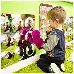 Sensory Mirror - With 9 Domes - Large - 490mm-AllSensory, Baby Sensory Toys, Early Years Sensory Play, Outdoor Mirrors, Sensory Garden, Sensory Mirrors, Sensory Seeking, Stock, TickiT-Learning SPACE