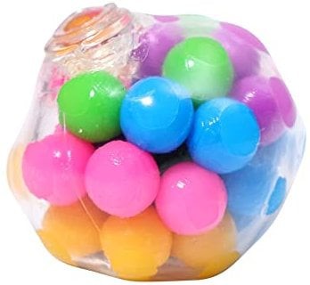 Stress Ball with Balls Inside-AllSensory, Calmer Classrooms, Fidget, Helps With, Pocket money, Stock, Stress Relief, Teenage & Adult Sensory Gifts, Toys for Anxiety-Learning SPACE
