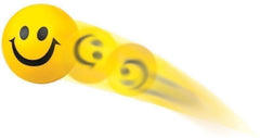The Happy Yellow Foam Smiler Stress Ball-Calmer Classrooms, Fidget, Helps With, Squishing Fidget, Stock, Stress Relief, Tobar Toys, Toys for Anxiety-Learning SPACE