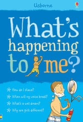 Whats Happening To Me? (Boy) Book - A Book About Puberty-Calmer Classrooms, Helps With, Life Skills, Puberty, Specialised Books, Stock, Teenage Help Books, Usborne Books-Learning SPACE