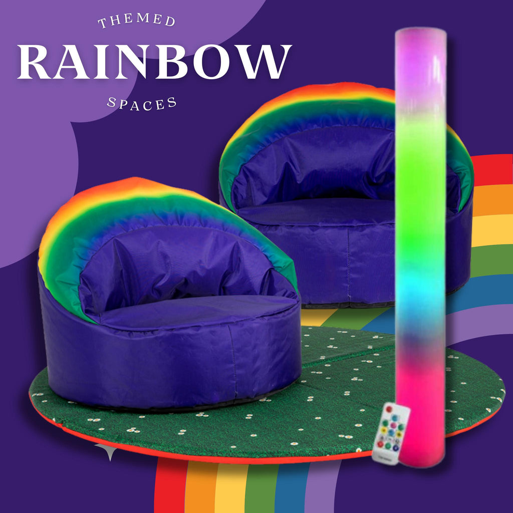  Rainbow Themed Sensory Room