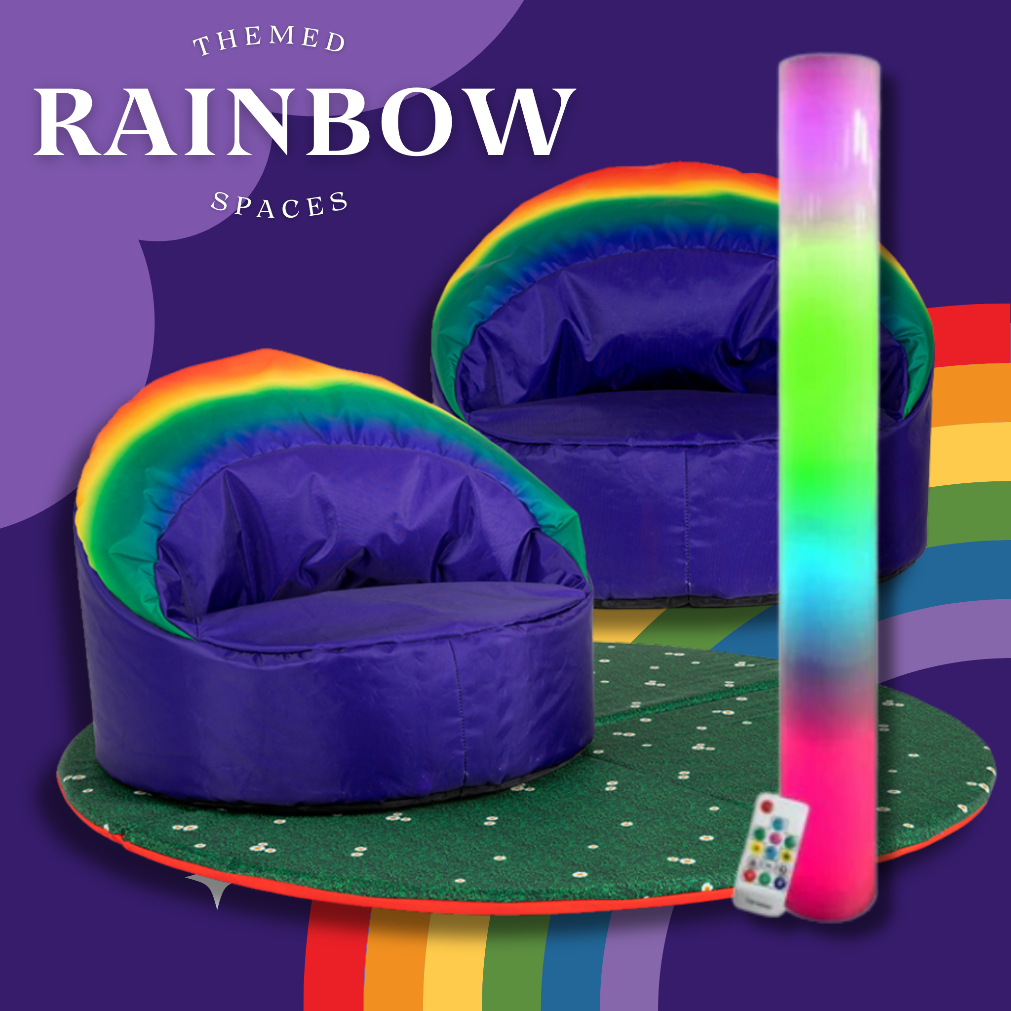 Rainbow Themed Sensory Room