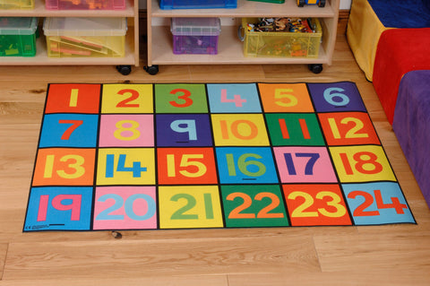 1-24 Number Playmat – A Fun, Engaging Way to Learn Numbers!-Classroom Resources, Counting Numbers & Colour, Educational Play, Educational Soft Play, Mats & Rugs, Playmat, Playmats & Baby Gyms, Rugs-Learning SPACE