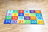 1-24 Numbers 1.5x1m Carpet-Counting Numbers & Colour,Educational Carpet,Kit For Kids,Mats & Rugs,Multi-Colour,Rectangular,Rugs,Wellbeing Furniture-Learning SPACE