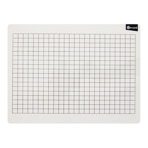 10 Dry Wipe Boards - 228x305mm - 1cm Grid-Arts & Crafts,Drawing & Easels,Helps With,Ormond,Primary Arts & Crafts,Primary Literacy,PSHE,Stationery,Stock-Learning SPACE