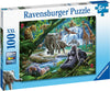 100 Piece Jigsaw Puzzle - Jungle Families XXL-100-1000 Piece Jigsaw,Games & Toys,Gifts for 8+,Ravensburger Jigsaws-Learning SPACE