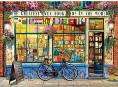 1000 Piece Jigsaw Puzzle - The Greatest Bookshop in the World-1000+ Piece Jigsaw,Christmas,Games & Toys,Ravensburger Jigsaws,Stock-Learning SPACE