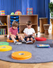 12 Bi-Colour Donut™ Cushions-Classroom Furniture,Classroom Packs,Dropship,Mats,Mats & Rugs,Sit Mats-Learning SPACE