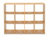 12 Cube Room Divider - Bubble Gum Range-Dividers,Dropship,Monarch UK,Shelves,Storage,Wellbeing Furniture-Maple-MEQ9026MAP-Learning SPACE