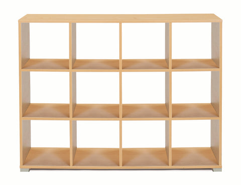 12 Cube Room Divider - Bubble Gum Range-Dividers,Dropship,Monarch UK,Shelves,Storage,Wellbeing Furniture-Maple-MEQ9026MAP-Learning SPACE