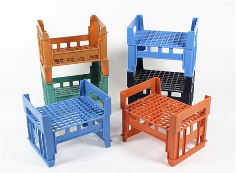 12 Plastic Carry Crates - Role Play, Kitchen, Storage-Cosy Direct,Play Kitchen Accessories,Role Play,Storage,Storage Bins & Baskets,Wellbeing Furniture-Learning SPACE