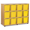 12 Quad Tray Unit-Shelves, Storage, Storage Bins & Baskets, Trays, Wellbeing Furniture-Learning SPACE