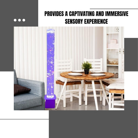 150cm Lumina Multi-Connect Bubble Tube with White Base-Bubble Tubes,Dropship,Home Bubble Tubes & Walls,Lumina,Multi-Connect,SCOTEXCEL-Learning SPACE