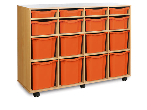 16 Combination Tray Unit-Dropship,Shelves,Storage,Storage Bins & Baskets,Trays,Wellbeing Furniture-Learning SPACE