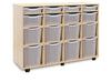 16 Combination Tray Unit-Dropship,Shelves,Storage,Storage Bins & Baskets,Trays,Wellbeing Furniture-Learning SPACE