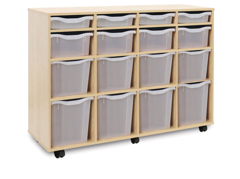 16 Combination Tray Unit-Dropship,Shelves,Storage,Storage Bins & Baskets,Trays,Wellbeing Furniture-Learning SPACE