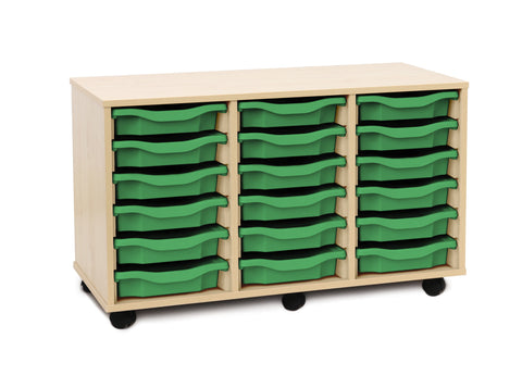 18 Single Tray Unit-Dropship,Shelves,Storage,Storage Bins & Baskets,Trays,Wellbeing Furniture-Learning SPACE