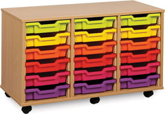 18 Single Tray Unit-Dropship,Shelves,Storage,Storage Bins & Baskets,Trays,Wellbeing Furniture-Learning SPACE