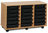 18 Single Tray Unit-Dropship,Shelves,Storage,Storage Bins & Baskets,Trays,Wellbeing Furniture-Learning SPACE