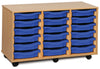 18 Single Tray Unit-Dropship,Shelves,Storage,Storage Bins & Baskets,Trays,Wellbeing Furniture-Learning SPACE