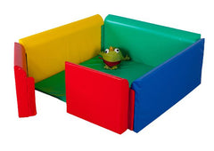 1.4m Square Soft Sided Den-Ball Pits,Down Syndrome,Dropship,Movement Breaks,Play Dens,Rainbow Theme Sensory Room-Multi-Coloured-PRF1001MC-Learning SPACE