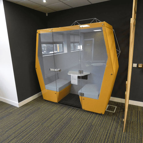 2 Seat Bill-Booth Acoustic Meeting Pod-booth,Noise Reduction,Nooks dens & Reading Areas,pod,Reading Area-Learning SPACE