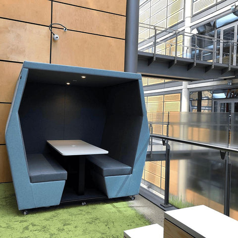 2 Seat Bill-Booth Acoustic Meeting Pod-booth,Noise Reduction,Nooks dens & Reading Areas,pod,Reading Area-Learning SPACE