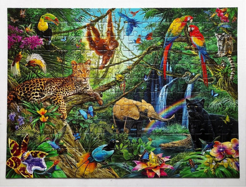 200 Piece Jigsaw Puzzle - Jungle XXL-100-1000 Piece Jigsaw,Games & Toys,Ravensburger Jigsaws-Learning SPACE