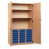 21 Single Tray Storage Cupboard-Cupboards,Cupboards With Doors,Dropship,Storage,Storage Bins & Baskets,Trays,Wellbeing Furniture-Learning SPACE
