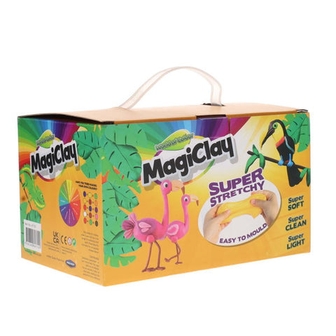 24 Tubs of Super Stretchy MagiClay - World of Colour Fun-Classroom Packs, Classroom Resources, Modelling Clay, playdough-Learning SPACE