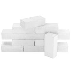 25 White Foam Bricks – Build, Create, and Play!-Building Blocks, Engineering & Construction-Learning SPACE