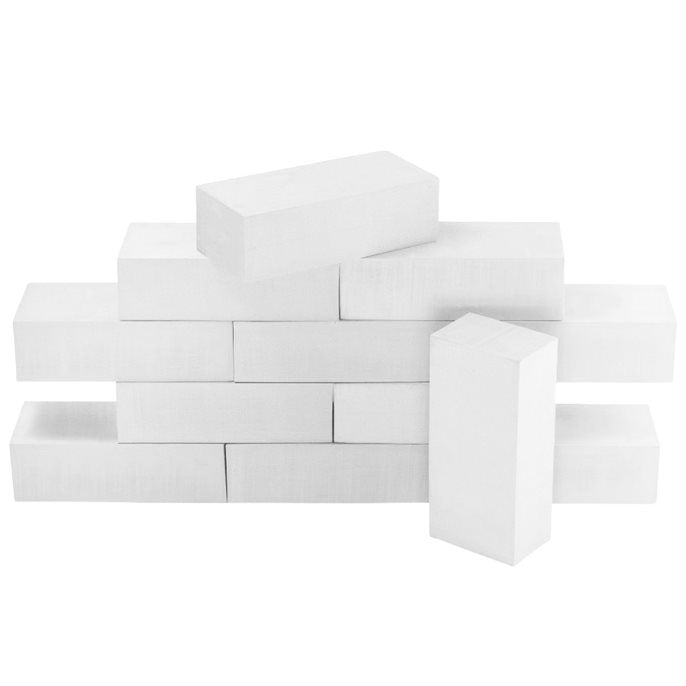 25 White Foam Bricks – Build, Create, and Play!-Building Blocks,Engineering & Construction,Playlearn-Learning SPACE