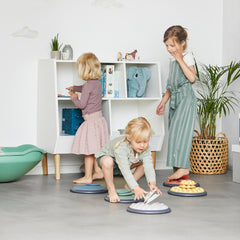 Nordic Tactile Discs 5 Large/5 Small Stepping Stones-AllSensory, Early Years Sensory Play, Gonge, Gross Motor and Balance Skills, Stepping Stones, Tactile Toys & Books-Learning SPACE