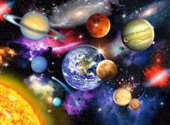 300 Piece Jigsaw Puzzle - Solar System XXL-100-1000 Piece Jigsaw,Outer Space,Ravensburger Jigsaws,S.T.E.M,Stock,World & Nature-Learning SPACE